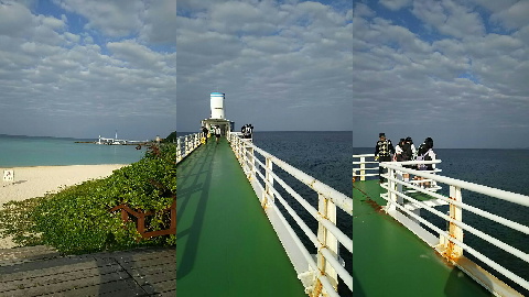 ブセナテラスにて